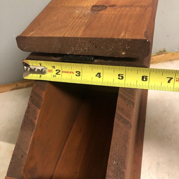 Antique /Vintage Wooden Recipe Box Card  COUNTRYSIDE Pioneer, organizer … - Picture 12 of 16